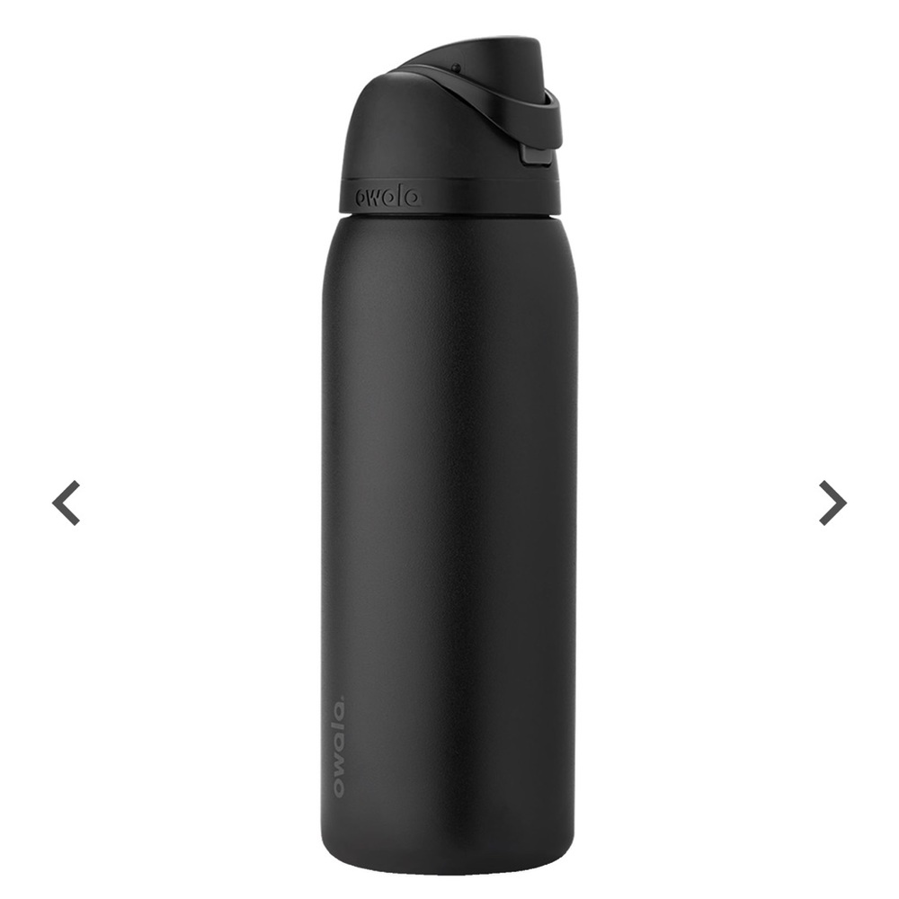 Owala FreeSip 24 oz Stainless Steel Bottle, color is Very Very Dark - Picture 5 of 6